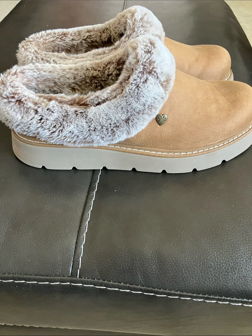 Skechers Bobs Keepsakes Lite Cozy Blend Clog Shoes Women's Size 10 - Picture 6 of 7
